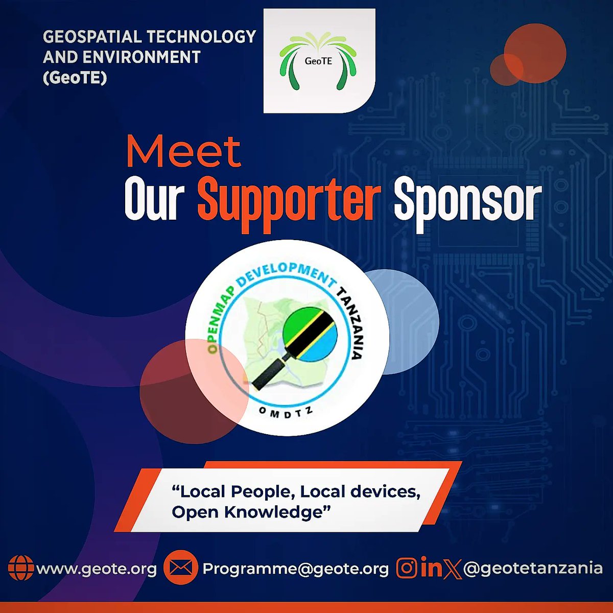 🚨We are thrilled to have <a href="/OMDTZ/">OpenMap Development Tanzania</a> as a sponsor for FPT and GeoSpark 2025!

"Local People, Local Devices, Open Knowledge"
Visit  omdtz.or.tz to learn more! 

Here’s to more years of impact together! 🌍

<a href="/youthmappers/">YouthMappers</a> <a href="/SokoineU/">Sokoine University of Agriculture (SUA)</a> <a href="/TomTom/">TomTom</a>