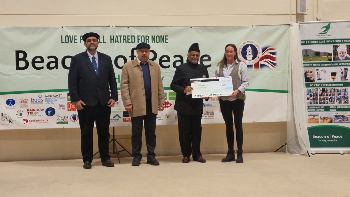 The Wren Project (@wren_project) on Twitter photo A huge thank you to <a href="/BeaconOfPeaceuk/">Beacon of Peace</a> for their very generous donation. Kate Middleton, the Wren Project CEO, said: "It was wonderful to be part of the awards ceremony and see the remarkable charity support that you do. We look forward to the Beacon of Peace walk 2026!" A huge thank you to <a href="/BeaconOfPeaceuk/">Beacon of Peace</a> for their very generous donation. Kate Middleton, the Wren Project CEO, said: "It was wonderful to be part of the awards ceremony and see the remarkable charity support that you do. We look forward to the Beacon of Peace walk 2026!"