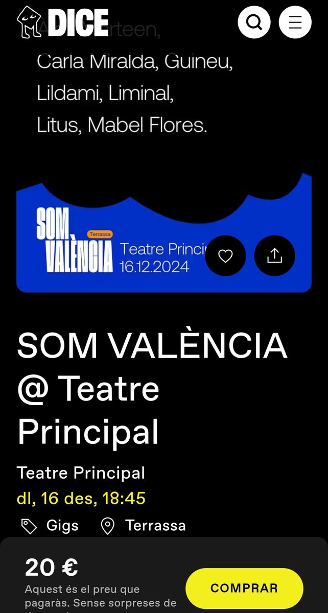 CompanyStas's tweet photo. #16des24
2/4 de 7hV "DANA: claus per una reconstrucció amb futur" a VLC/@OctubreCCC

3/4 de 7hV #SomValència:
@CarlaMiralda, @WGuineu #Lildami #Liminal @LiTuS @mabelflores @alexmarteen a Terrassa/teatrePrincipal
#GràciesTerrassa https://t.co/f8ssKVjPfK