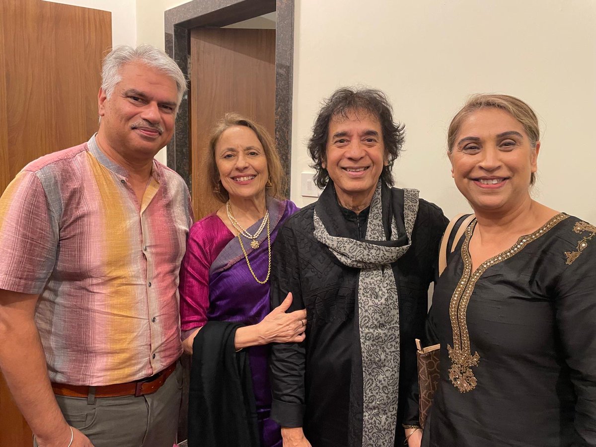 Deeply saddened by the passing of Ustad Zakir Hussain, a musical genius who brought the tabla to global prominence. I had the privilege of experiencing his magic live last year. His legacy will continue to inspire generations. Heartfelt condolences to his loved ones.