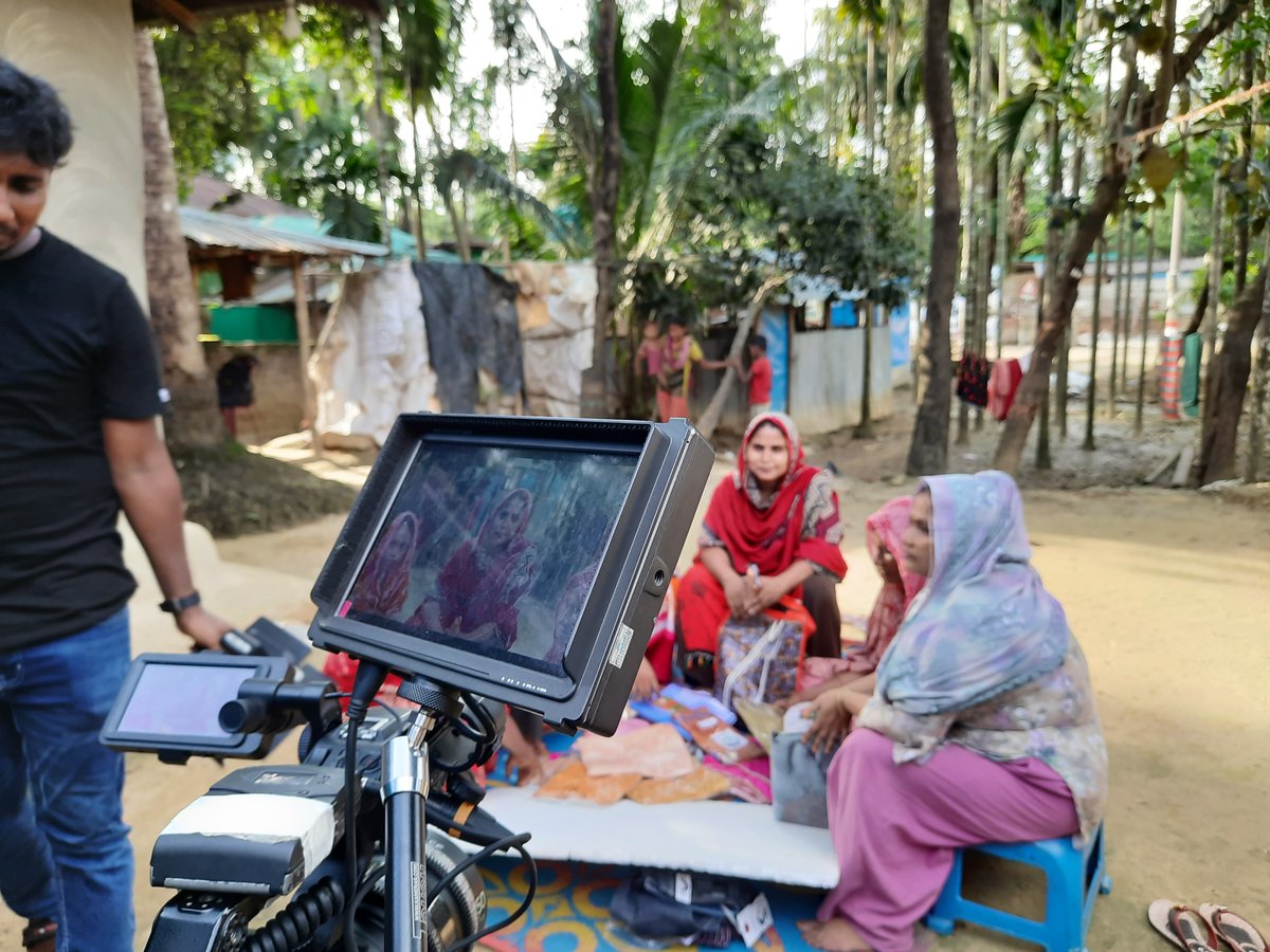 fixer_bd's tweet photo. 🧵Thrilled to support @FelixKost  in documenting @Misereor 's Sewing Machine Program in Bangladesh.

This initiative empowers Rohingya refugee &amp; underprivileged women, giving them financial independence to overcome domestic violence.🎥✨

#fixerinbangladesh #bangladeshfixer 🎥✨ https://t.co/A9WDOxgUsX