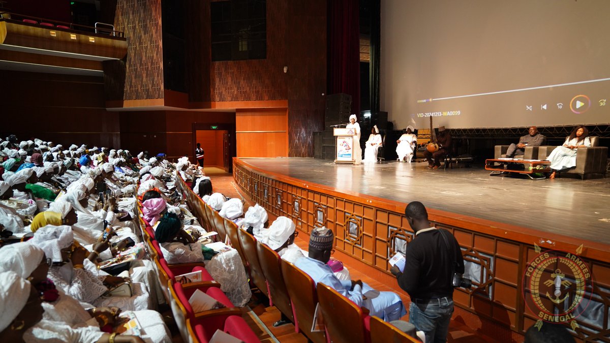 MFASenegal's tweet image. Les Associations des épouses de militaires et de gendarmes, en relation avec le Ministère des #Forcesarmées, ont organisé une #conférence sur les #Migrations irrégulière ce 13 déc 2024 au grand théâtre. @PR_Senegal @Min_Interieur @mfsgouvsn @gendarmeriena18 @MarineNation_SN