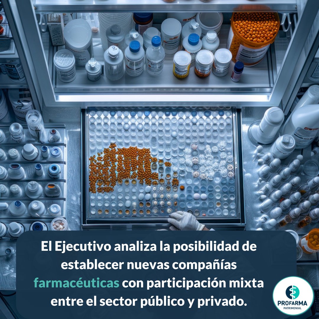 ProfarmaP's tweet image. El Ejecutivo analiza la posibilidad de establecer nuevas compañías farmacéuticas con participación del sector público y privado. Leer más👉 tinyurl.com/3ewhmrvw #profarma #transmisiondefarmacias #farmaciasenventa #comprarfarmacia #comprayventadefarmacias #financiacionfarmacias