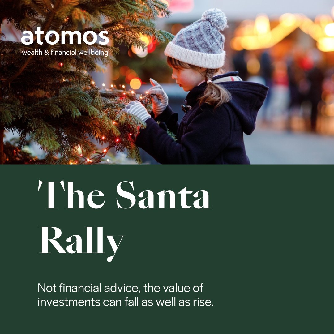 The 'Santa Rally' is a seasonal stock #market phenomenon where historically prices have rise around Christmas and has intrigued #investors for decades. However, investors should approach the 'Santa Rally' with caution. Read our #MarketWeekly: atomos.co.uk/knowledge-hub/…