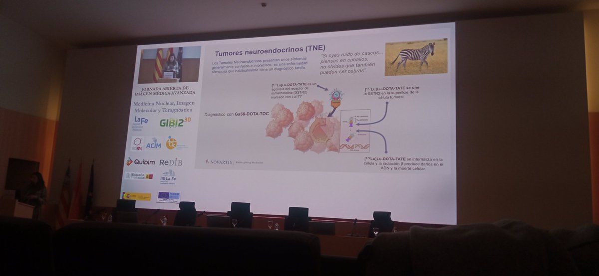 Paula_Doria_'s tweet photo. Es el turno de Irene Fernández, representante de @Novartis , empresa que participa en la investigación y comercialización de radiofármacos, incluyendo el Ga68 #Jaima #Jaima2024 https://t.co/Tzl0yNvjmy