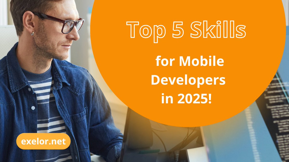 exelordev's tweet photo. Top 5 Skills for Mobile Developers in 2025! 📱

Mobile development is rapidly evolving, and to stay on top, it’s important to develop new skills. Here are the 5 key areas that will be in demand in 2025 ⤵️ https://t.co/yJW6UF0a6C