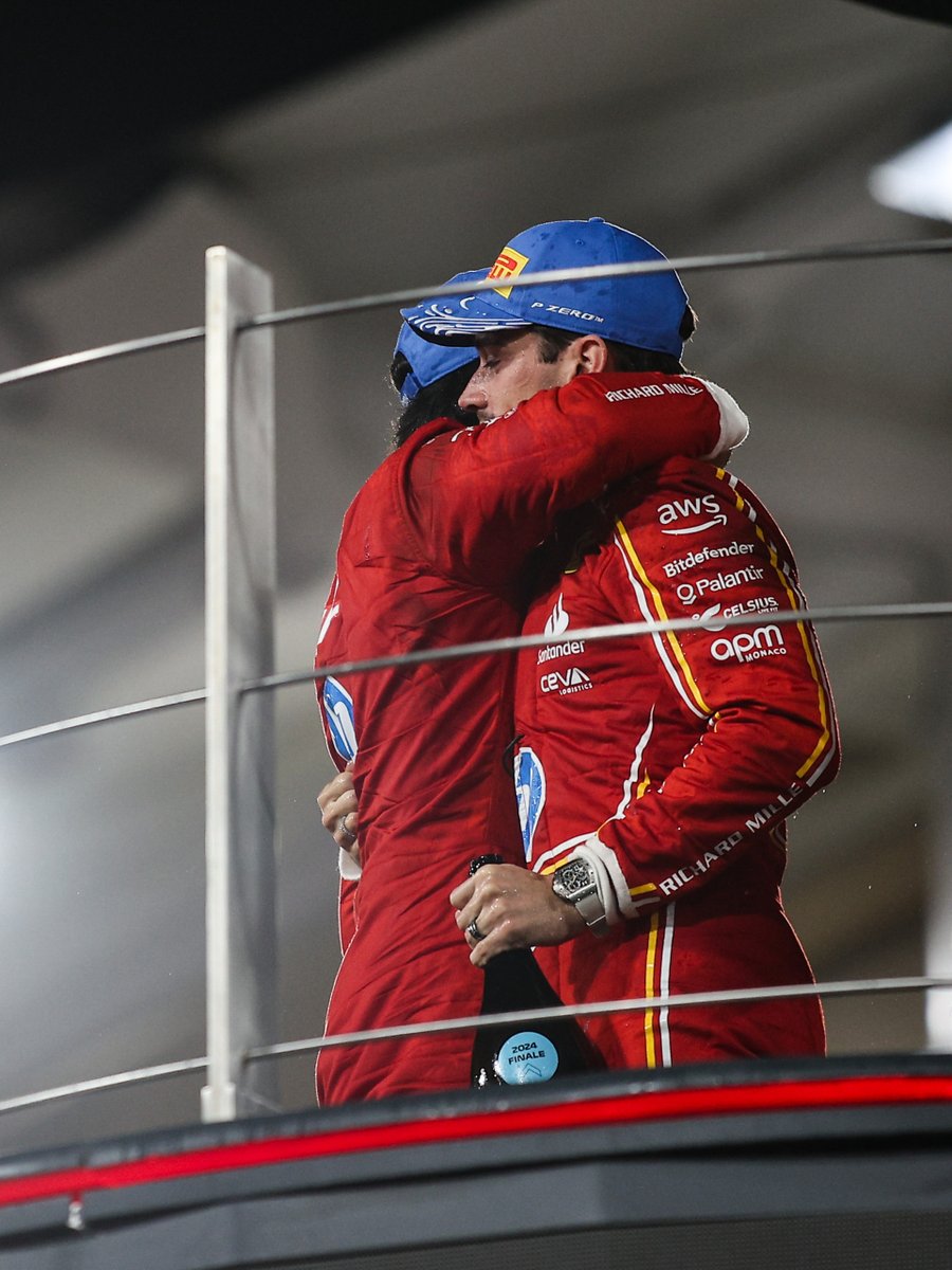 ScuderiaFerrari's tweet photo. Ending four years with a joint podium 🏆❤️ https://t.co/rHZhfJXtx5