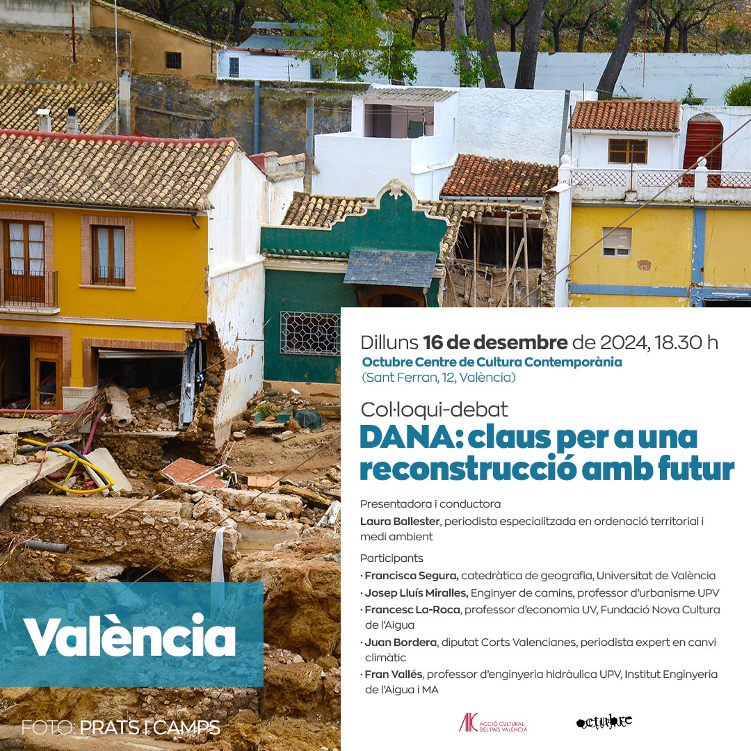 CompanyStas's tweet photo. #16des24
2/4 de 7hV "DANA: claus per una reconstrucció amb futur" a VLC/@OctubreCCC

3/4 de 7hV #SomValència:
@CarlaMiralda, @WGuineu #Lildami #Liminal LiTuS, Mabel Flores @alexmarteen a Terrassa/teatrePrincipal
#GràciesTerrassa https://t.co/pD2MpDHJQS