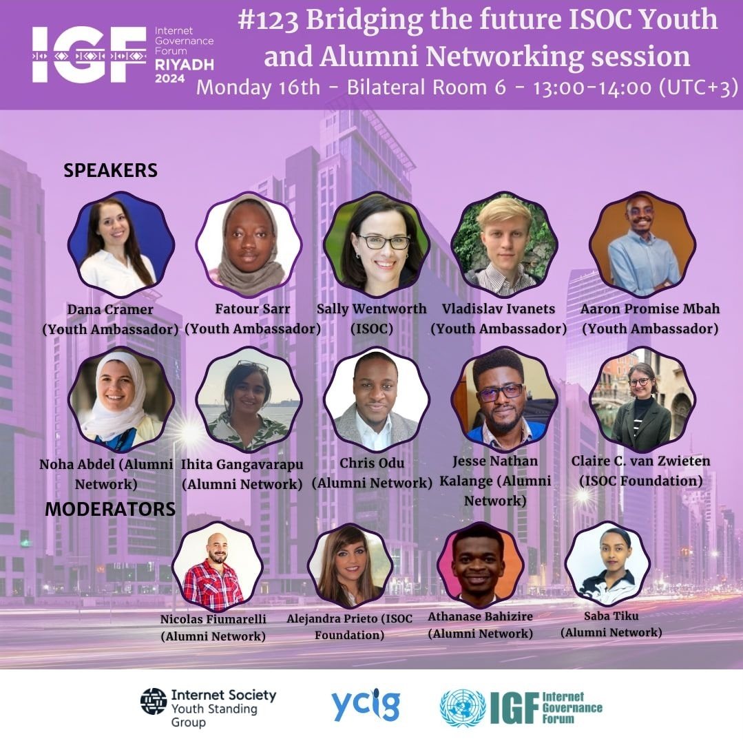 Bridging the future #ISOC <a href="/internetsociety/">Internet Society</a>  🇺🇳 #IGF2024