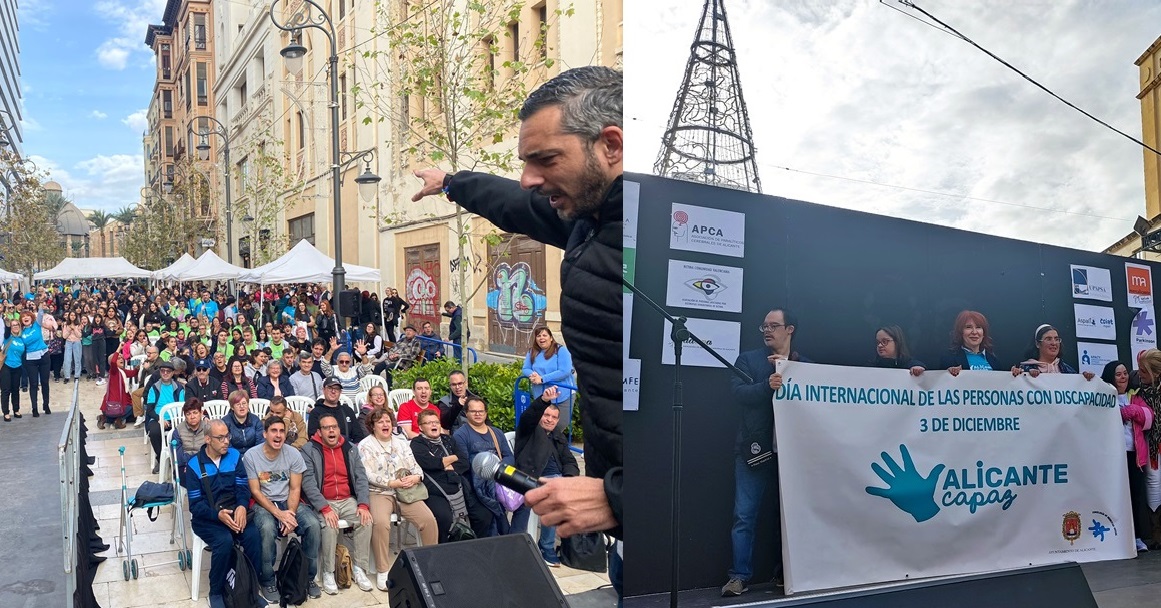 El pasado 3 de diciembre se conmemoró el Día INTERNACIONAL DE LA DISCAPACIDAD. 
La Concejalía de Bienestar social del Ayuntamiento  de Alicante, celebró este día por todo lo alto.
<a href="/asociacionapsa/">APSA</a> <a href="/csanrafael_alc/">San Rafael Fundación Estima</a> <a href="/Fundacion_ONCE/">Fundación ONCE</a> 
alicante.es/es/noticias/pa…
