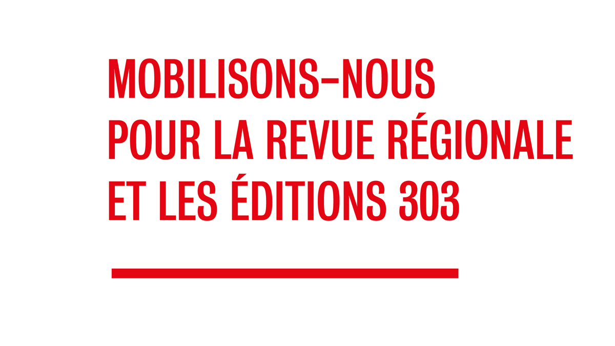 🔴𝗠𝗢𝗕𝗜𝗟𝗜𝗦𝗢𝗡𝗦-𝗡𝗢𝗨𝗦 𝗣𝗢𝗨𝗥 𝗟𝗔 𝗥𝗘𝗩𝗨𝗘 𝗥𝗘𝗚𝗜𝗢𝗡𝗔𝗟𝗘 
𝗘𝗧 𝗟𝗘𝗦 𝗘́𝗗𝗜𝗧𝗜𝗢𝗡𝗦 𝟯𝟬𝟯 🔴
Tribune signée par le comité de rédaction de la #revue303 et + de 450 signataires, tous horizons, à retrouver dans son intégralité ici 👉 editions303.com/2024/12/tribun…