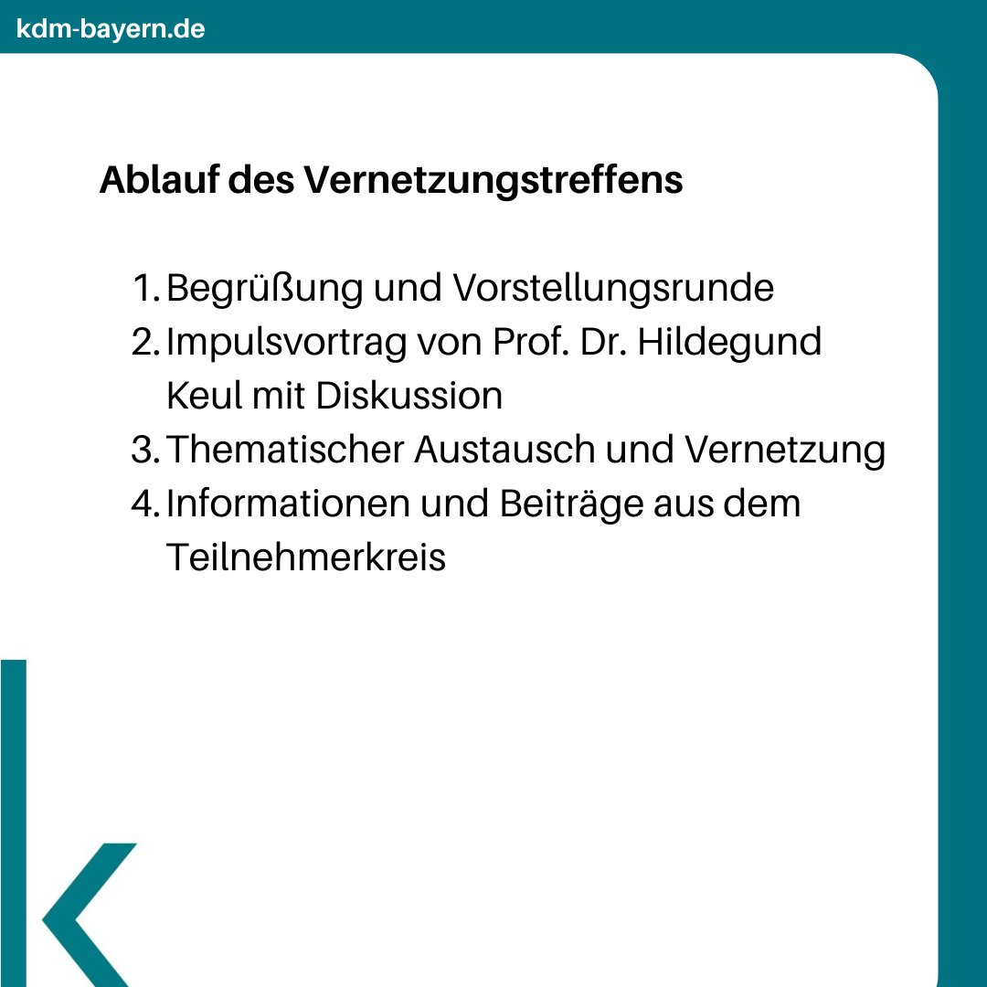 kdm_bayern's tweet photo. 📢 Einladung zum KDM-Vernetzungstreffen zum Thema "Verwundbarkeit – Eine unerhörte Macht im Rechtsextremismus" mit Prof. Dr. Hildegund Keul von der @Uni_WUE am 15.01.2025 von 14.00 – 16.00 Uhr.

🔗 Mehr Infos &amp; Anmeldung: https://t.co/6xqJ7slgd1 

#Demokratie #REX #Vulnerabilität https://t.co/OvzRv5qj1g
