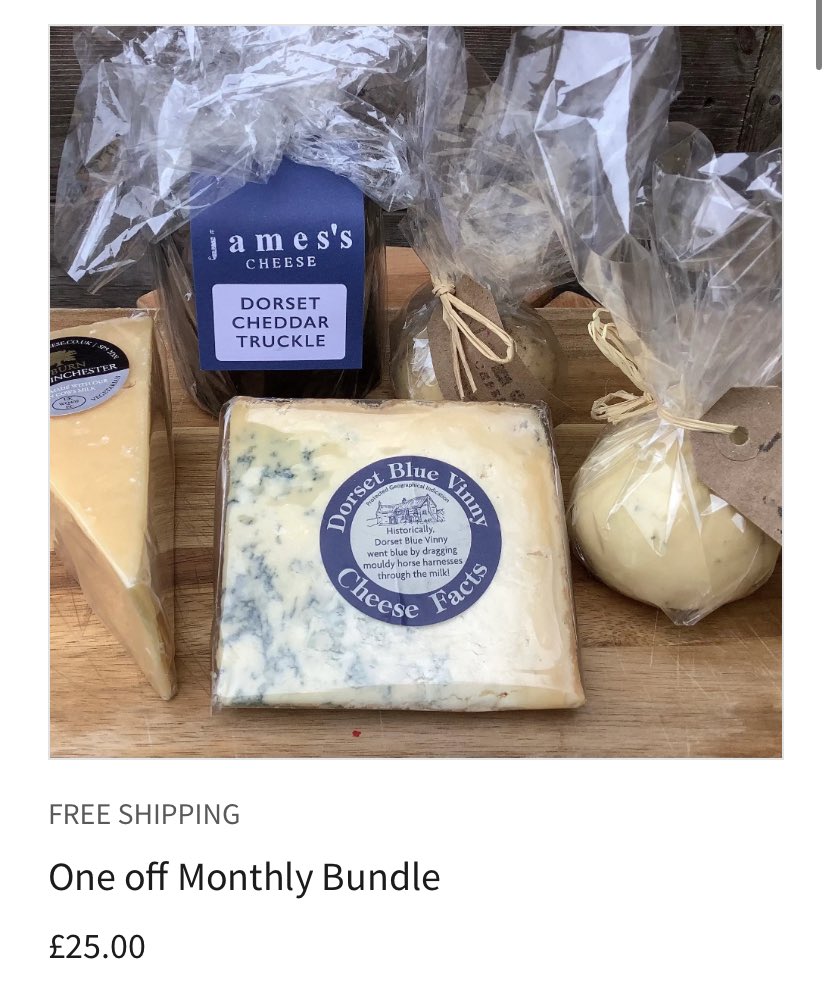 Website will close tomorrow at 17:00. Don’t miss out. Just saying. #cheese jamesscheese.club/shop