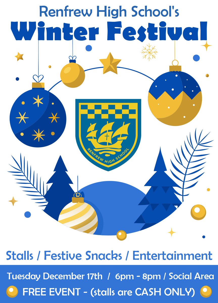 ❄️ Winter Festival ❄️

Join us tomorrow from 6-8pm for our winter festival! 

We have festive stalls, snacks and entertainment lined up for you and it’s sure to put you right in the Festive spirit! 🎄