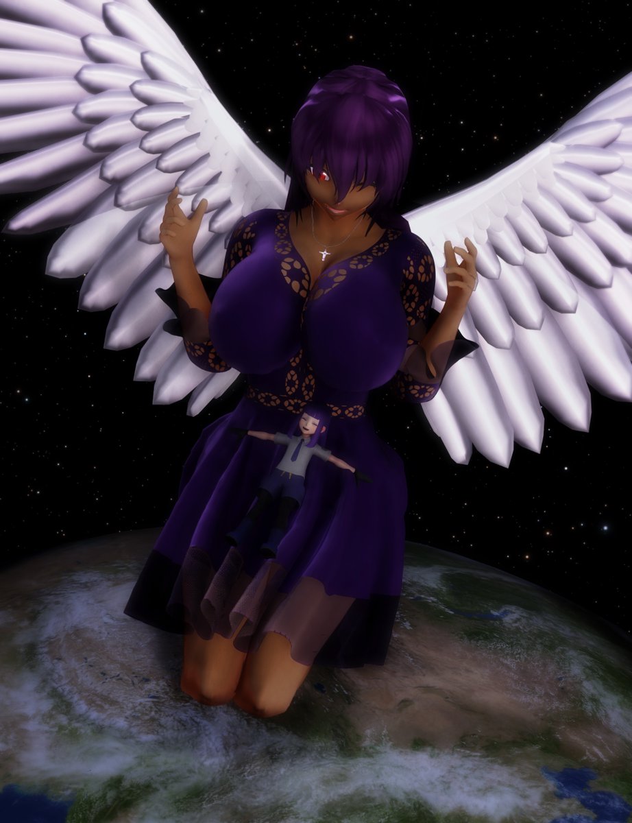 Arisu had tons of fun crushing the tinies when she played on some weird planet, knowing she felt sleepy her second mother Amaliance came done to give her a nice place to rest. 
Credits:
Pic done by <a href="/SakiNaturally/">Saki Naturally 🌸💚</a> 
Amaliance (Anne) model: by @/mmd_perry
Arisu model: <a href="/haoaniki/">Hao Aniki</a>