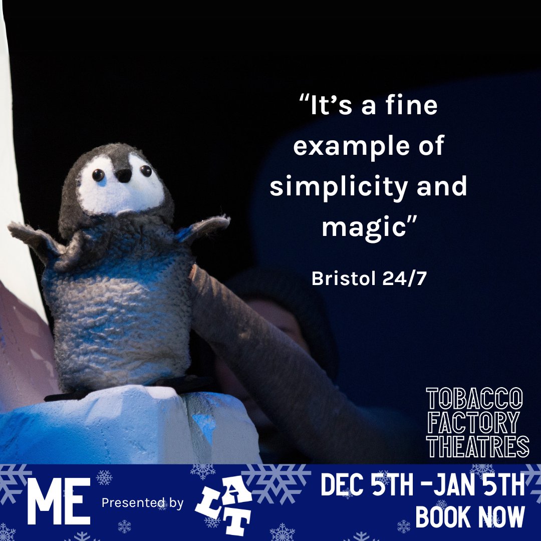 Do you love penguins, magic or are a child under 5? Then 'Me...' is the perfect show for you! Come and experience the joy and get your tickets now ❄️ 

📅 5th Dec – 5th Jan
🎟️ Tickets from just £12
📸 Ellie Kurtz