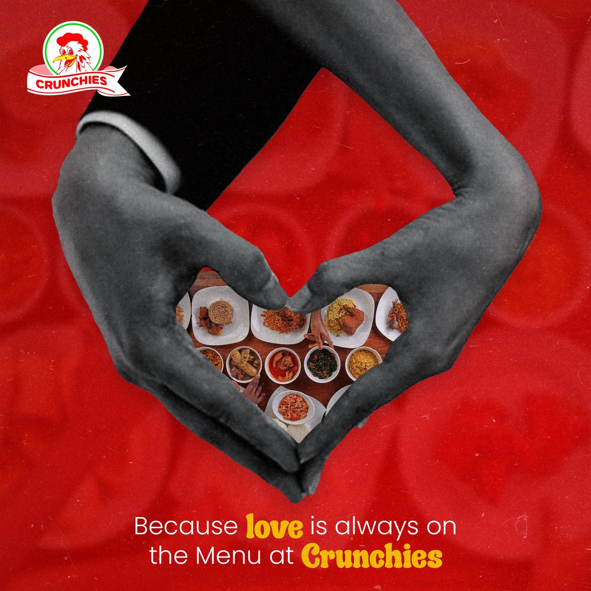 crunchiesfcng's tweet photo. We are not just serving food, we are serving love. Share the taste. 

Order now via the link in bio 🔗 and have it delivered in no time.

#Crunchies #DecemberLove #TasteTheDifference https://t.co/c8oqPRVD9N