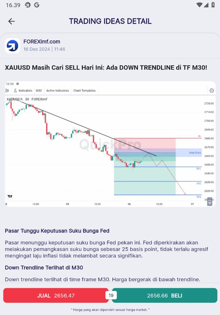 forex_imf's tweet image. Gass lagi #GOLD nya yuk.. minggu ini ada event penting yg ditunggu-tunggu pasar

jelang FOMC bisa ikut set up ini ya cuaners!

area entrinya ada di #QuickPro

#belajarforex #tradingforex #XAUUSD