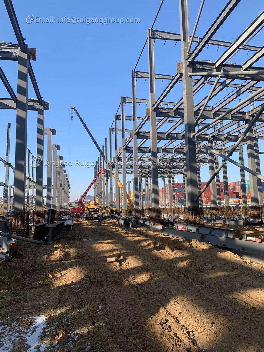 Qingdaoruigang's tweet photo. 20,000 square meter warehouse is currently under construction📷📷📷
📷If you have any steel structure needs, please contact us.
📷Email: sales3@ruiganggroup.com.
#RG_STEEL #RG_Steel #structuralsteel #steel #steelstructure #steelerection #steelfab #steelfabrication https://t.co/71jg9h03MM
