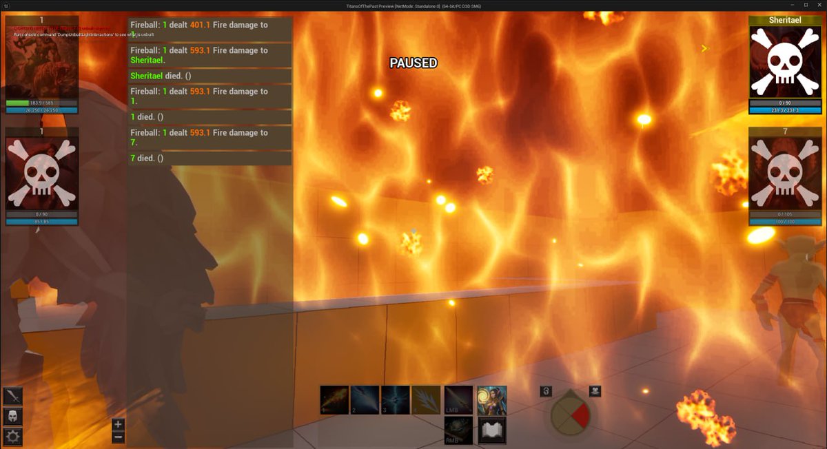 Goblins are unpredictable. They can miscast a spell and harm their own party. Which sometimes leads to situations like this.

#indiegames