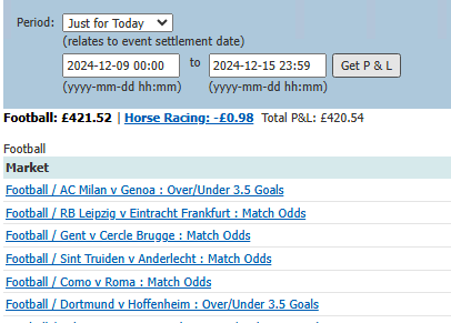 7setmatches's tweet photo. 🚀 Week 2/13 : 3-Month Football Trading Challenge 📷

I took advantage of a good run to slightly increase the stakes.
#FootballTrading #SportsTrading #Challenge #Betfair https://t.co/JvC5NPnctI