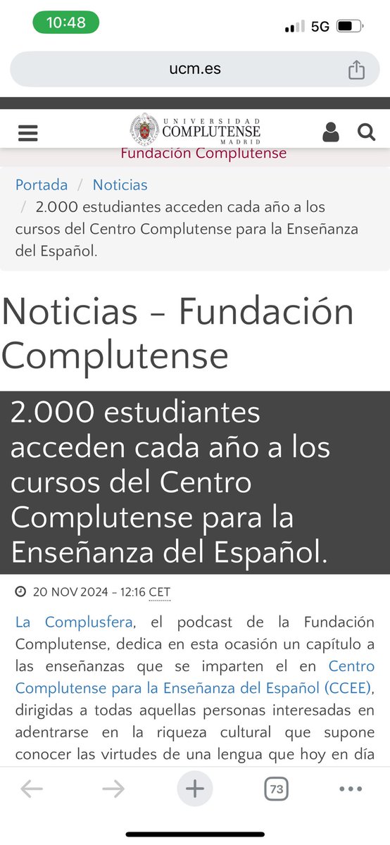 CCEE UCM tweet media
