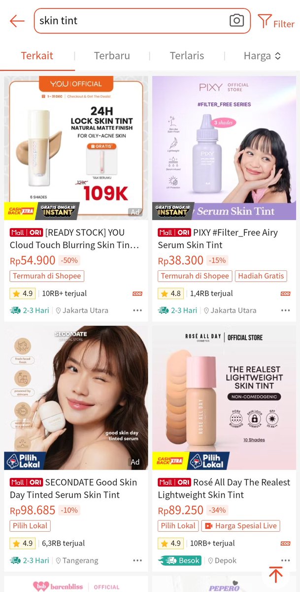 womanfeeds_id's tweet photo. {mu} pls rekomendasiin skin tint yg ringan, skin-like, gampang diblend pake jari, minim banget oksidasi sama bisikin juga skin type kalian apa thank you ♡ https://t.co/jxOg8P1Mr1