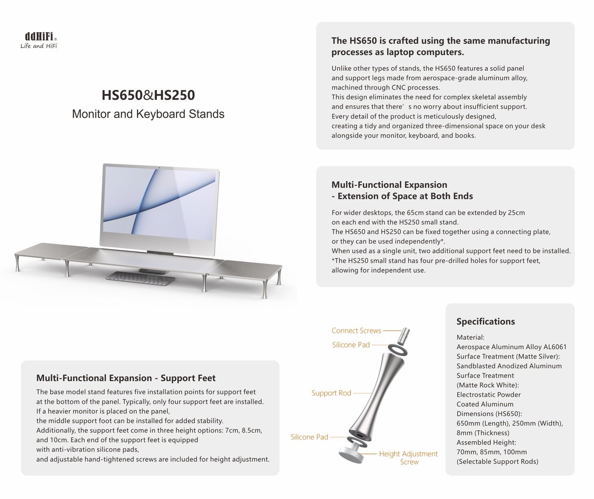 ddhifi_com's tweet photo. Is this your ideal desktop organizer?😜

#ddHiFi #HS650 #HS250 #ErgonomicDeskMount #DesktopOrganizer #MonitorStand https://t.co/6r7rWtoGZg