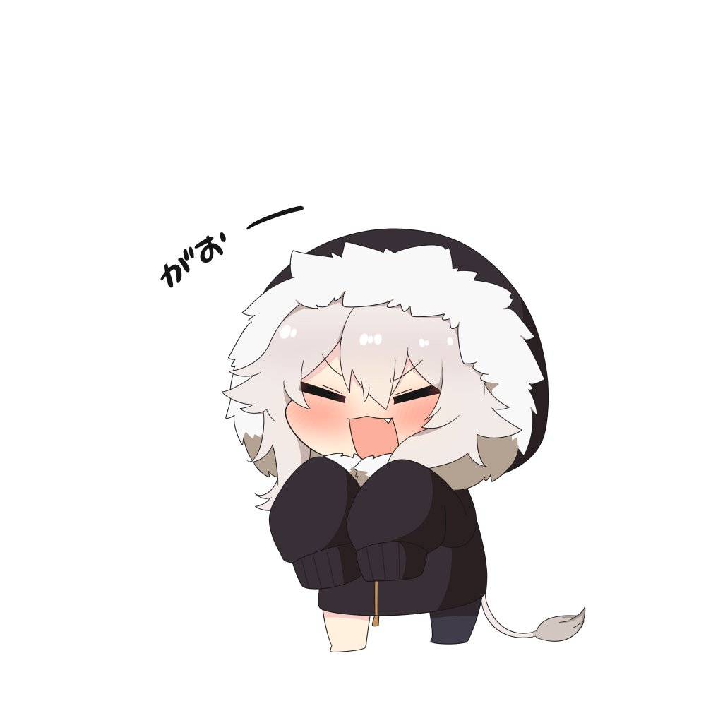 獅白ぼたん 「たてがみららーいおん #ししらーと 」|トゥーミのイラスト