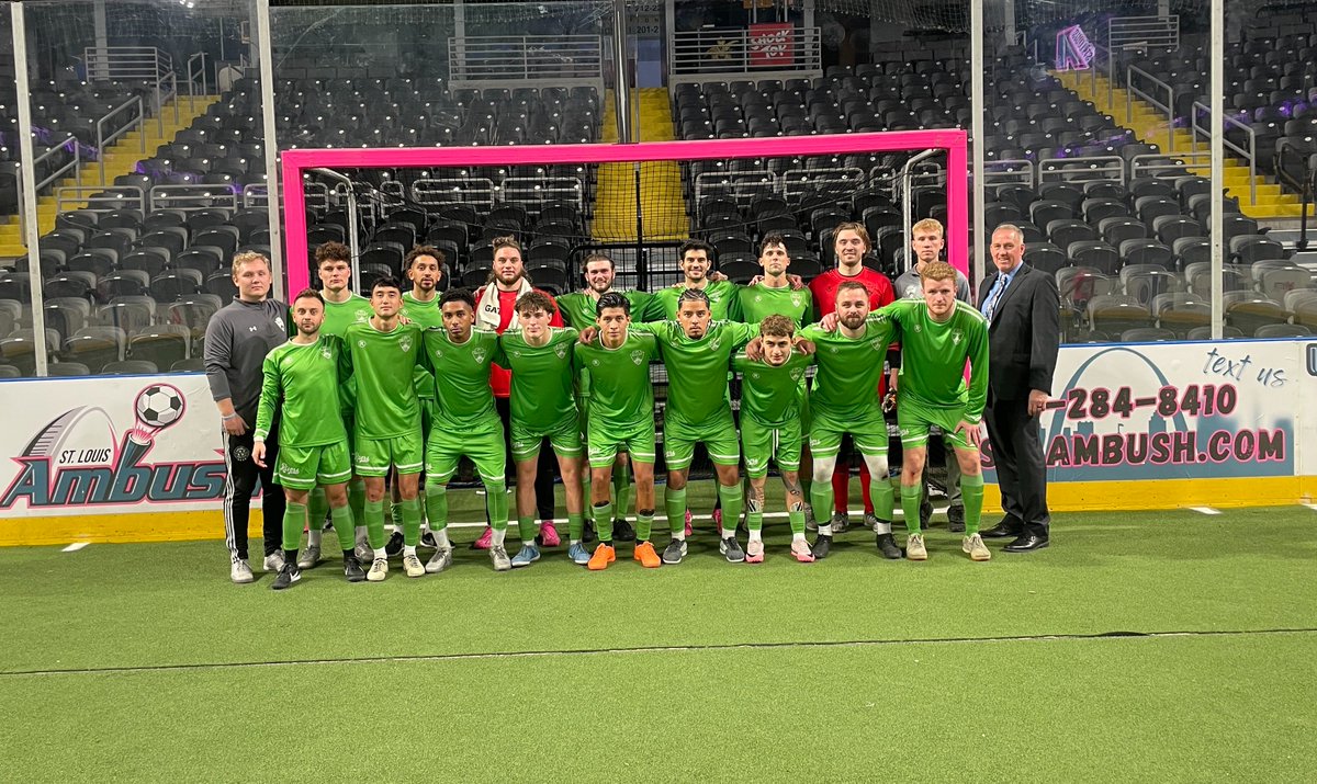 MuskegonRisers's tweet photo. Not the result we wanted in St. Louis (STL 9:4 MKG) but a lot of promise in Coach Boogaart's Risers debut! The fellas hit Minnesota this weekend before our BIG home opener on Saturday, December 28! #togetherrising https://t.co/mX5LSxtRj6