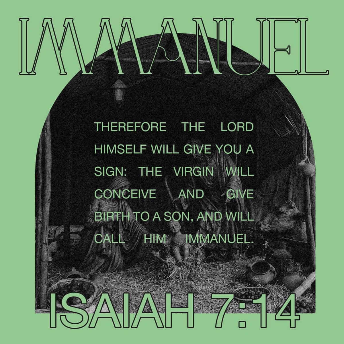 YouVersion's tweet photo. Isaiah 7:14 https://t.co/48FukHzWOa