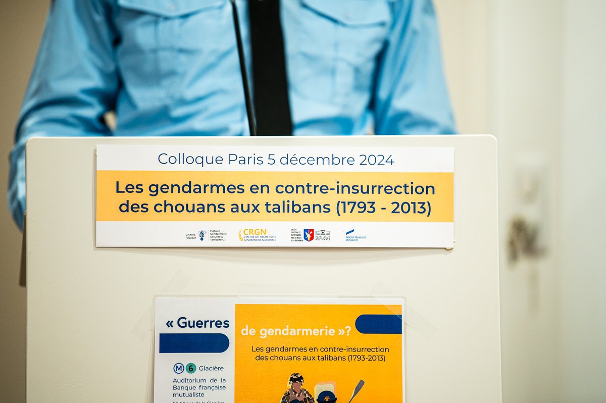 CRGN_GN's tweet photo. 🏛 Date historique !
🗓 Jeudi 05 décembre 2024, la Chaire #HiGeSeT a tenue son premier colloque 👉 " Guerres de @Gendarmerie ? "
👏 Bravo aux orateurs pour la qualité de leurs interventions
📸 Retour en images sur cette première https://t.co/jGIYVxxzXS