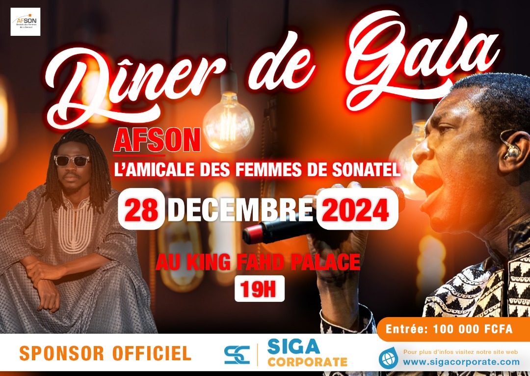 CorporateSiga's tweet photo. | 𝙎𝙥𝙤𝙣𝙨𝙤𝙧𝙞𝙣𝙜
La famille,
@CorporateSiga  est sponsor officiel du Diner de Gala organisé par l'Amicale des femmes de la SONATEL, animé par le Roi du Mbalax.
Ñun Dina ñu fa nekk!
#SponsorOfficiel #orange #Sonatel #Afson #YoussouNdour
#kingfahdpalace #sigacorporate #siga https://t.co/nPSJlohrMh