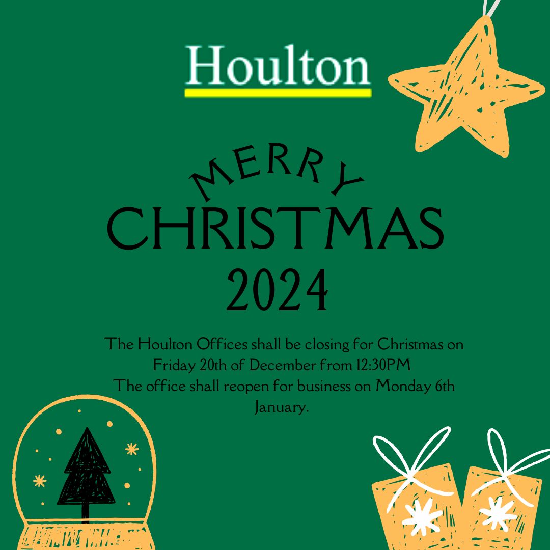 Merry Christmas from Houlton!

We would like to take this opportunity to say thank you to our supply chain, clients and staff for your support this year. 

Our Christmas opening hours are below and we look forward to returning on the 6th of January!