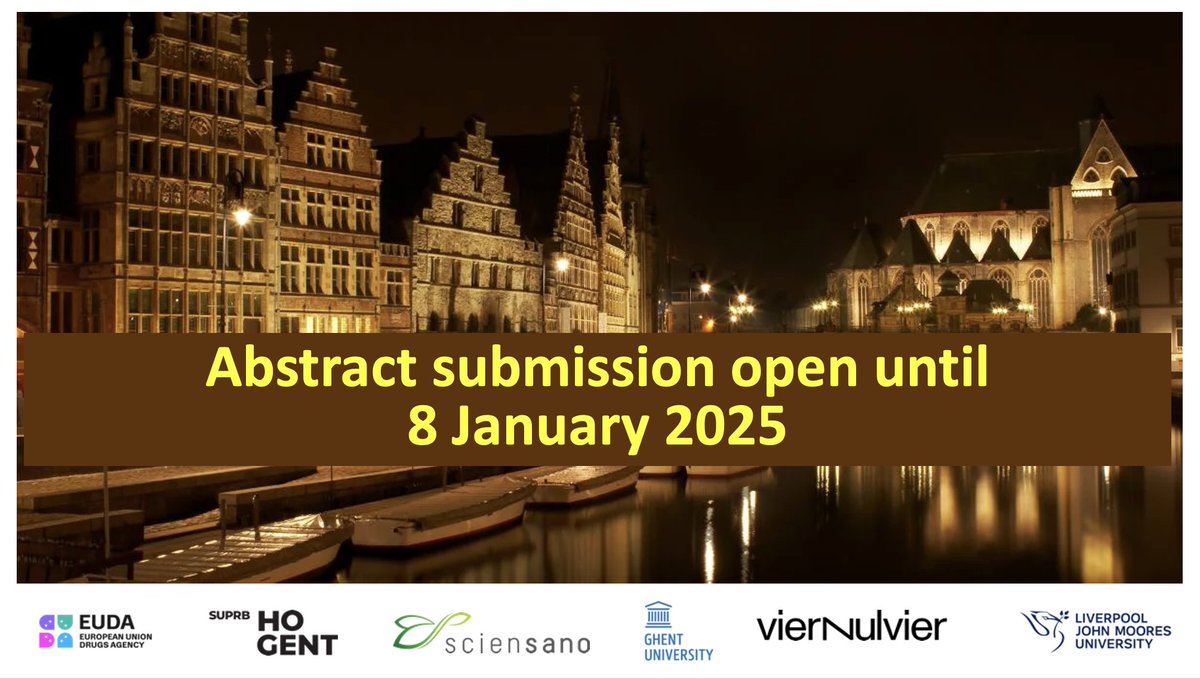 Club Health Ghent 2025 (@clubhconference) on Twitter photo Abstract submission open until 8 January 2025 theclubhealthconference.com/abstract
<a href="/AndrewMBennett1/">Andrew M Bennett</a> <a href="/ZaraQuigg/">Zara Quigg</a> <a href="/NickyDirkx/">Nicky Dirkx</a>
<a href="/WeAreTheLoopUK/">The Loop</a> <a href="/LJMUPHI/">Public Health @ LJMU</a> <a href="/sciensano/">Sciensano</a> <a href="/Hogeschool_Gent/">HOGENT</a> <a href="/EUDrugsAgency/">European Union Drugs Agency (EUDA)</a> Abstract submission open until 8 January 2025 theclubhealthconference.com/abstract
<a href="/AndrewMBennett1/">Andrew M Bennett</a> <a href="/ZaraQuigg/">Zara Quigg</a> <a href="/NickyDirkx/">Nicky Dirkx</a>
<a href="/WeAreTheLoopUK/">The Loop</a> <a href="/LJMUPHI/">Public Health @ LJMU</a> <a href="/sciensano/">Sciensano</a> <a href="/Hogeschool_Gent/">HOGENT</a> <a href="/EUDrugsAgency/">European Union Drugs Agency (EUDA)</a>