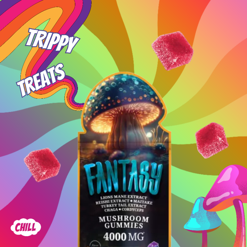 diamond_cbd's tweet photo. Experience the magic! Trippy Gummies are now 50% off for a limited time. Don’t miss out—grab yours today! Use code CHILLX50 at checkout.