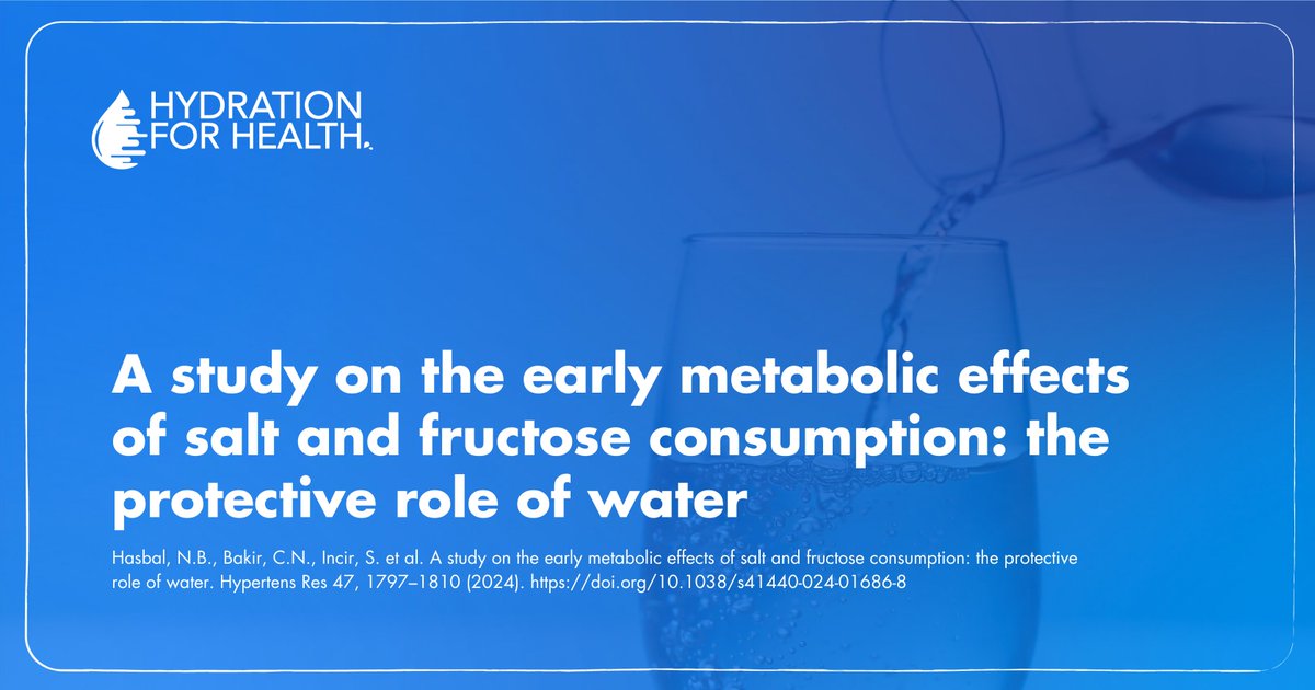 H4HInitiative's tweet photo. Water intake is more than just staying refreshed—it may play a key role in protecting against metabolic stress from apple juice intake, according to new research https://t.co/lw95AEXdiX
