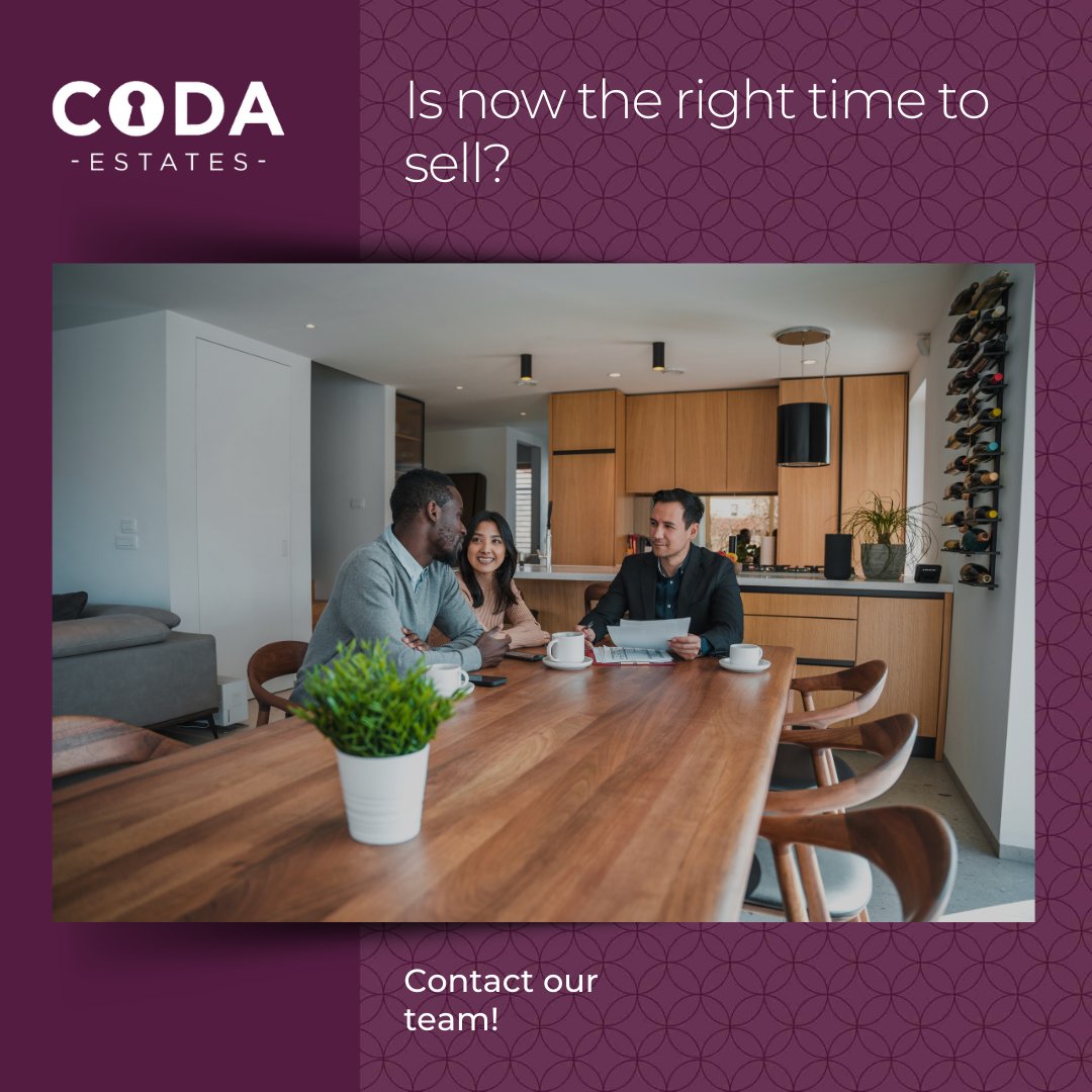 Codaestates's tweet photo. Thinking of selling your home but unsure if now is the right time?

The property market is constantly changing, and it's important to make informed decisions.

Find out with a professional property valuation how your home stands in today’s market:
https://t.co/YwDyktDrwM https://t.co/R8ZmvcD2uA