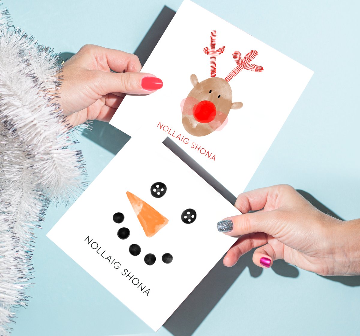 Bring the spirit of an Irish Christmas to life with our ‘Nollaig Shona’ cards—because a cúpla focal makes everything more special🎄