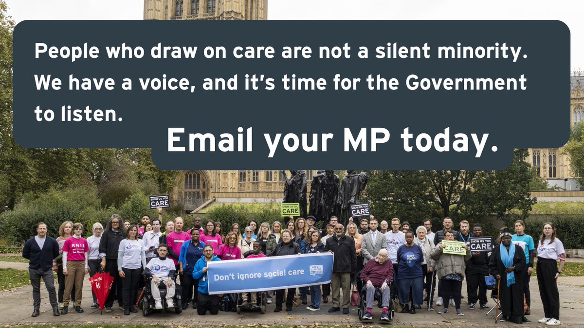 candsalliance's tweet photo. Millions of us were hoping the Chancellor would not ignore social care in the Budget. 

Unfortunately, @hmtreasury made some decisions that will make it harder for people to get the care they need. 

Email your MP today⬇️ https://t.co/y6S5nmXoAy https://t.co/mop5SwUjIQ