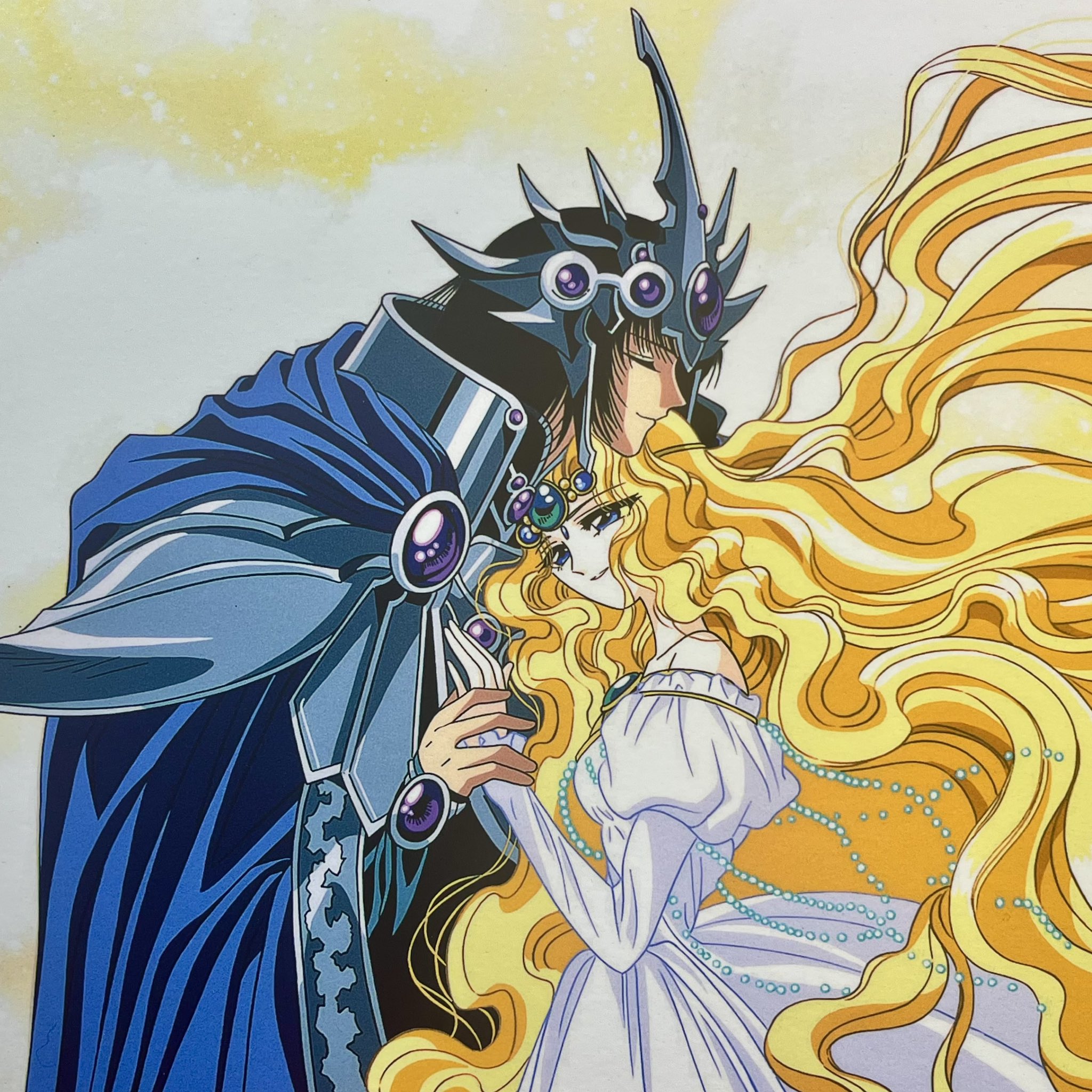 CLAMP「魔法騎士レイアース」エメロード姫　セル画＋動画 CLAMP「魔法騎士レイアース」エメロード姫 セル画＋動画 ☆魔法
