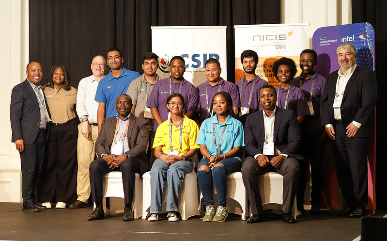 witshpc's tweet photo. As we finish our CHPC Conference recap we must congratulate our two Witsies, Kapil (blue) and Sachin (grey), for making it onto Team CHPC for ISC25 SCC 👏 

Kapil will compete as a team member, and Sachin is a reserve. Their perseverance through the HPC pain has paid off 🫡 https://t.co/8semjKKYs4