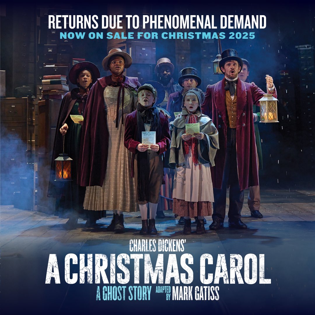 A CHRISTMAS CAROL - A GHOST STORY (@xmascarolldn) on Twitter photo We’ve got an early Christmas treat for you: <a href="/Markgatiss/">Mark Gatiss 💙</a>’ acclaimed retelling of Dickens’ winter ghost story returns to @yourallypally in 2025! Book your tickets now for this ‘IRRESISTIBLY THEATRICAL’ (Telegraph) production. christmascarolonstage.co.uk
#AllyPallyXmasCarol We’ve got an early Christmas treat for you: <a href="/Markgatiss/">Mark Gatiss 💙</a>’ acclaimed retelling of Dickens’ winter ghost story returns to @yourallypally in 2025! Book your tickets now for this ‘IRRESISTIBLY THEATRICAL’ (Telegraph) production. christmascarolonstage.co.uk
#AllyPallyXmasCarol