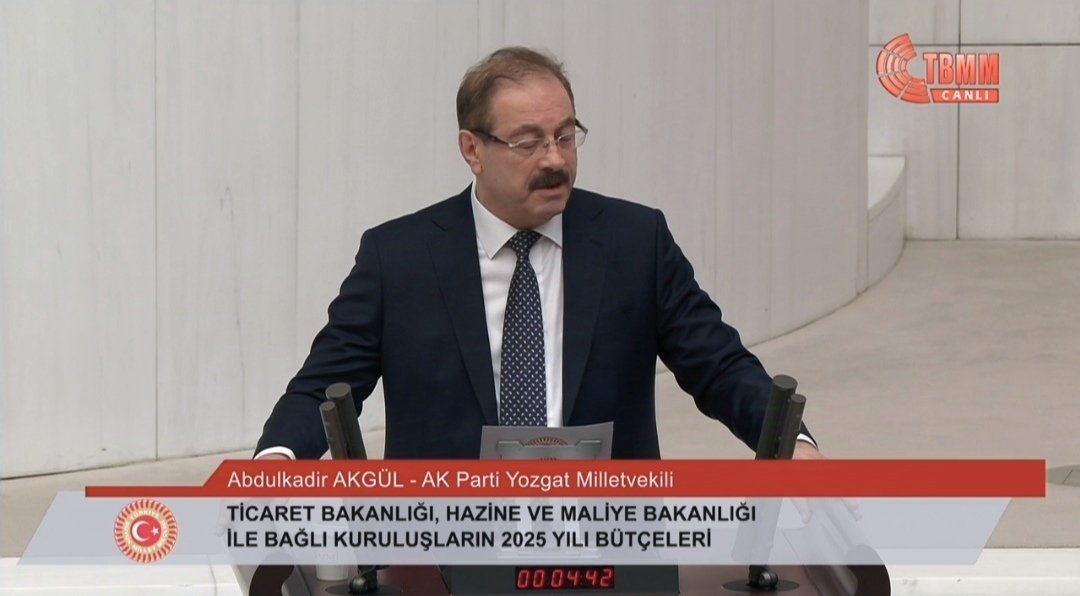 Ticaret Bakanlığımızın 2025 yılı bütçesi üzerine AK Parti Grubumuz adına #TBMM Genel Kurulu'nda söz aldık.

Türkiye; pandemi, bölgesel savaşlar, deprem felaketi gibi birçok olumsuzluğa rağmen “Güçlü Ekonomi, Büyük Türkiye” hedefi doğrultusunda yoluna emin adımlarla ilerliyor.