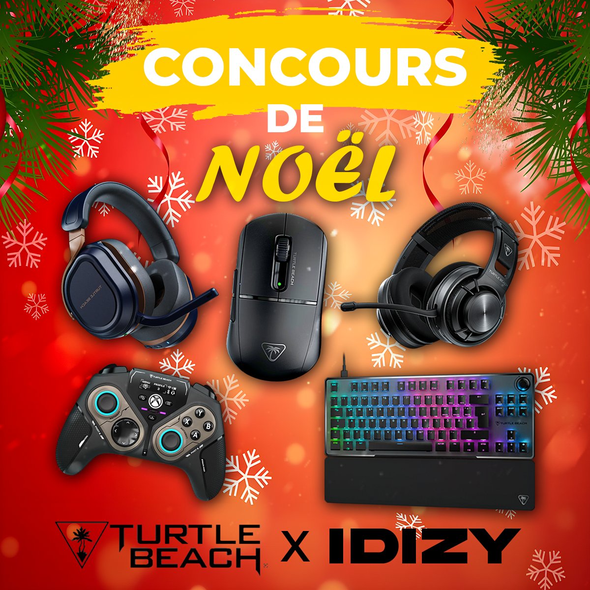 GL Idizy (@idizyfx) on Twitter photo 🥳JEU CONCOURS <a href="/ROCCATFrance/">Turtle Beach France (ex ROCCAT)</a> x Idizy
On a décidé de vous faire kiffer pour Noel avec 5 cadeaux 1 par personne !
À GAGNER : Une souris, 2 casques, un clavier et une manette
Pour participer
✅Abonnez vous à <a href="/ROCCATFrance/">Turtle Beach France (ex ROCCAT)</a> et <a href="/IdizyFX/">GL Idizy</a>
🔄RT et FAV
✅ Identifie 1 personne
📅26/12 🥳JEU CONCOURS <a href="/ROCCATFrance/">Turtle Beach France (ex ROCCAT)</a> x Idizy
On a décidé de vous faire kiffer pour Noel avec 5 cadeaux 1 par personne !
À GAGNER : Une souris, 2 casques, un clavier et une manette
Pour participer
✅Abonnez vous à <a href="/ROCCATFrance/">Turtle Beach France (ex ROCCAT)</a> et <a href="/IdizyFX/">GL Idizy</a>
🔄RT et FAV
✅ Identifie 1 personne
📅26/12