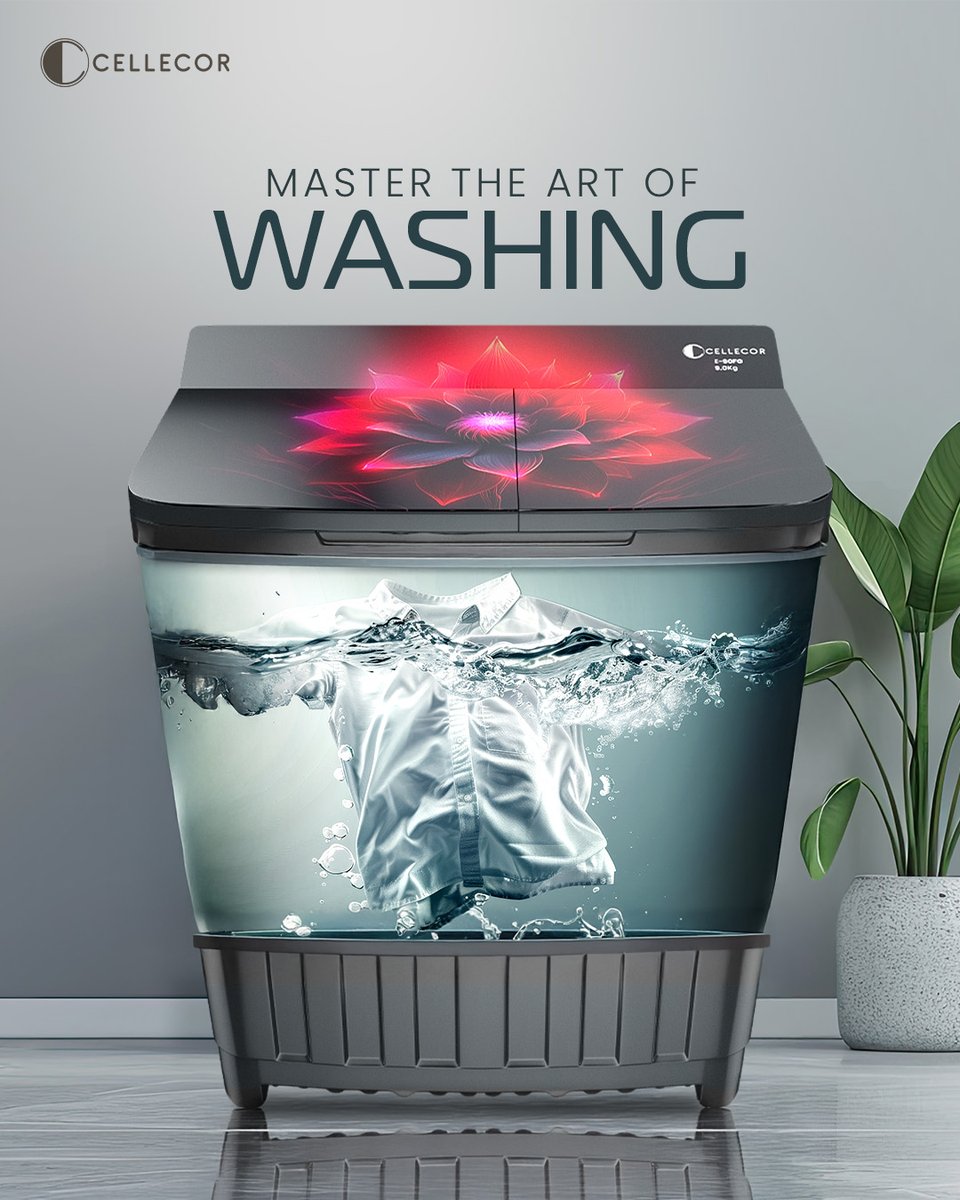 cellecorgadgets's tweet photo. Laundry day? More like laundry art day! 🎨🧺 Master the wash with Cellecor Washing Machine and make your clothes masterpiece-ready.

#cellecor #cellecorgadgets #cellecorwashingmachine https://t.co/5Qzw48jQJ2