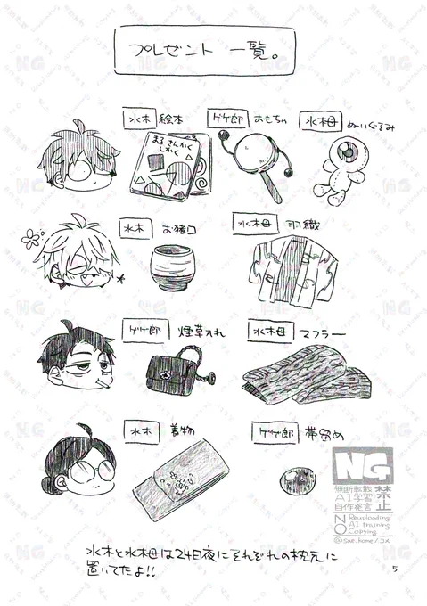 父+水+鬼+水母でクリスマス漫画(全8P 2/2)

ちょっと余った&自宅発送された余部の存在を完全に忘れてたので、次回1/26にも持っていく予定です～! 