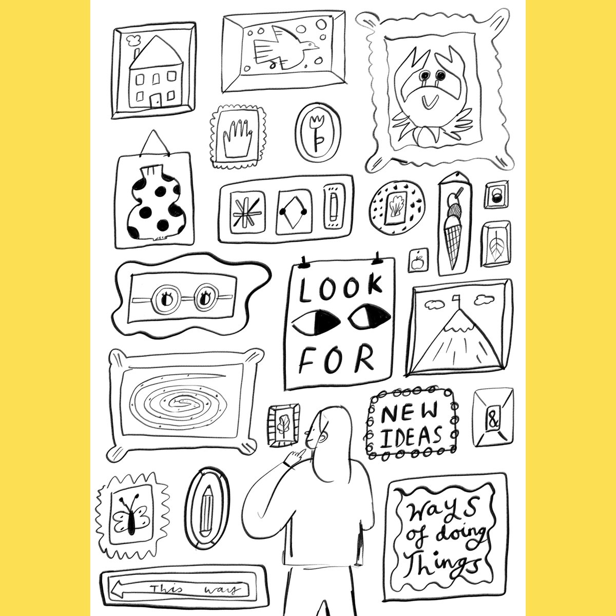 connie_noble's tweet photo. A little postcard design commissioned by Raisley as part of a super fun project with @studioluckyfrog  🐸

Each of us was tasked to take a phrase from Raisley's manifesto to turn into an illustration! This was then be sent out over the festive season🎄

#illustration https://t.co/tEaptkb3cq