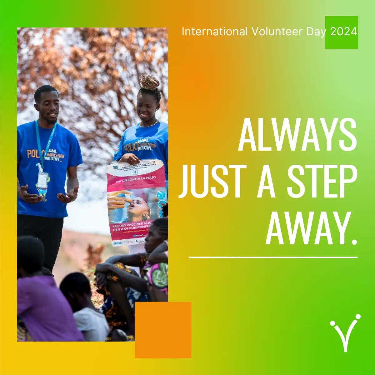 Changing the world happens one act at a time, one step at a time. 

Just ask a #volunteer!