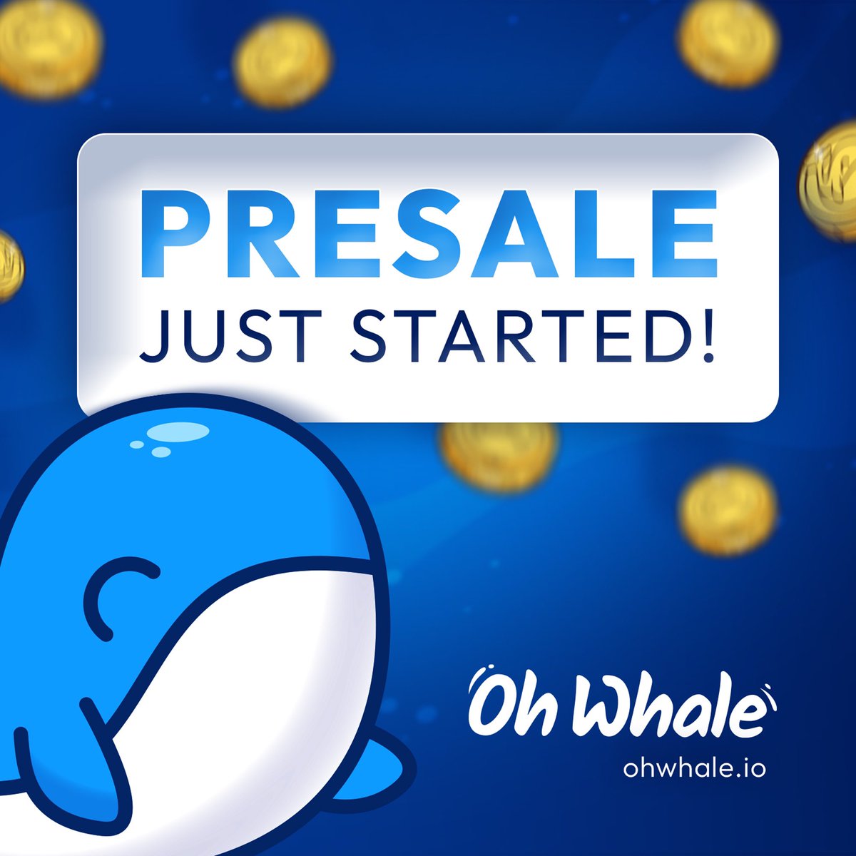 🚀 Oh Whale Presale is LIVE! 🐋

Don’t miss your chance to join early and secure the best price!

👉 Buy Here: ohwhale.io
📘 Learn More: whitepaper.ohwhale.io

Be part of a project with purpose – protect whales, support conservation, and grow together!